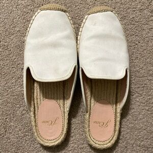 Jcrew slides canvas 7.5
